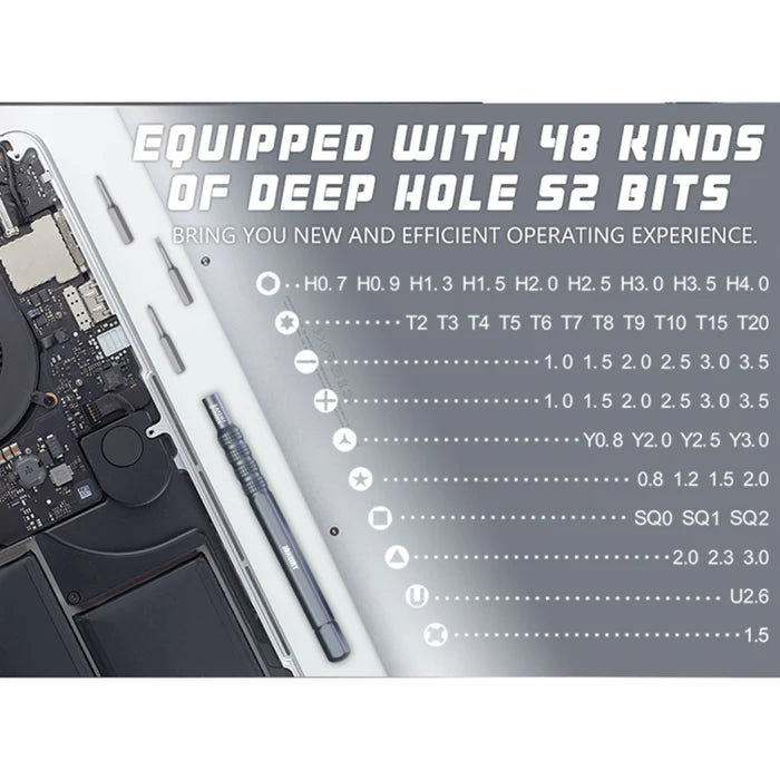 50-in-1 screwdriver kit