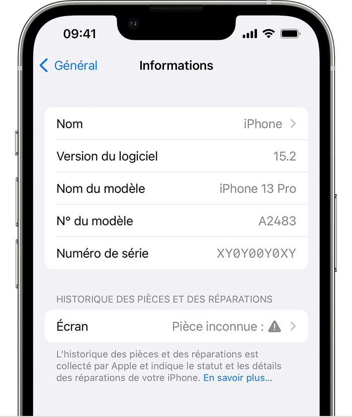Message “pièce inconnue” après le remplacement de l’écran sur votre iP ...