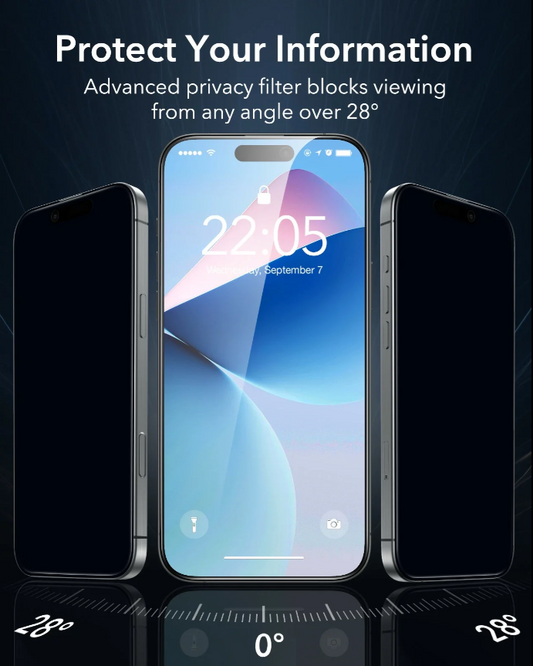 Privacy glass iPhone 16 Pro