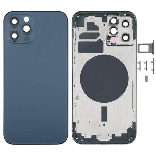 Châssis back housing iPhone 12 Pro Max bleu