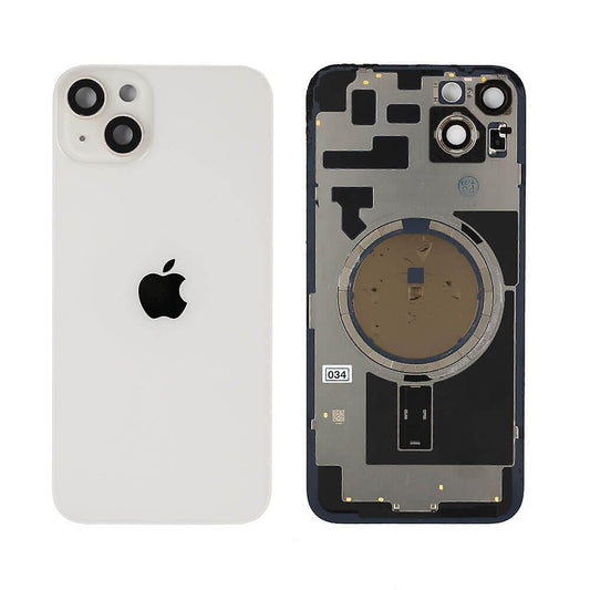 iPhone 14 Plus rear window with metal bracket and NFC magnets
