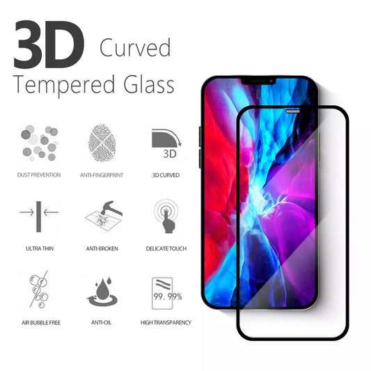 iPhone XR protective glass with dust net